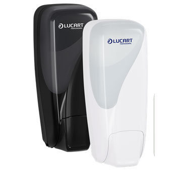 Lucart dozator za sapun 1000 Identity, crna boja