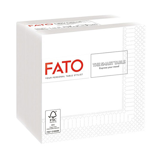 Lucart FATO BIANCO Salveta bela  24x24  2sl  100/1  (24/pak)