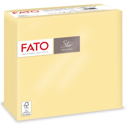 Lucart FATO STAR Salveta champagne 38x38  2sl  40/1  (30/pak)