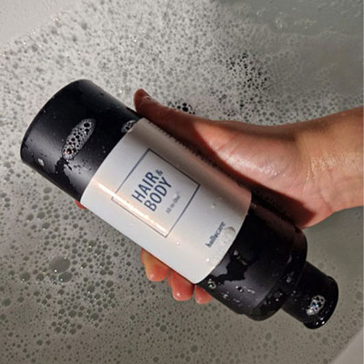 hollucare Hair & Body all in one, 370 ml, crna boca