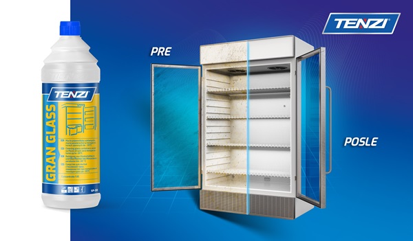 Gran Glass 5l profesionalno sredstvo za čišćenje frižidera, rashladne vitrine i komore